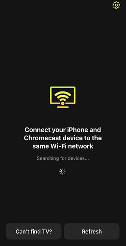 Searching for Chromecast Devices