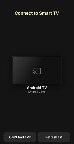 Select Chromecast