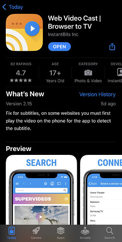 Web Video Cast on App Store