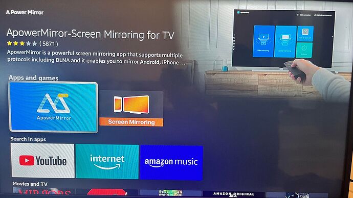 ApowerMirror - Screen Mirror for TV app